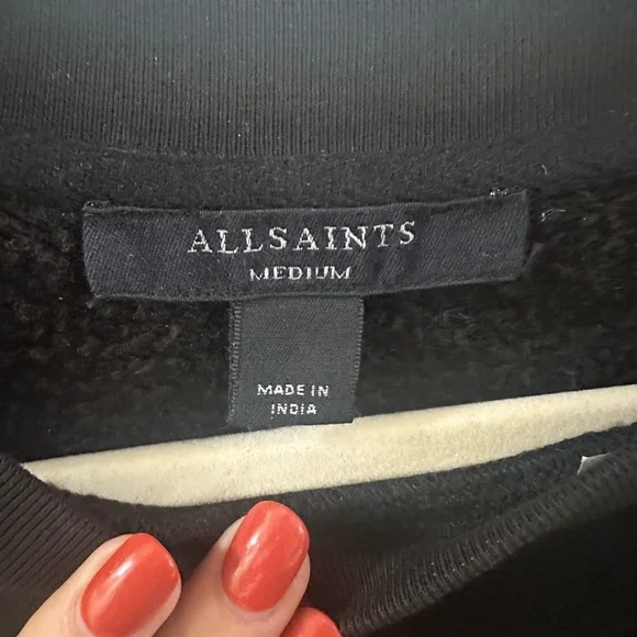Allsaints Butterfly Embellished Sweatshirt - Picture 4 of 4